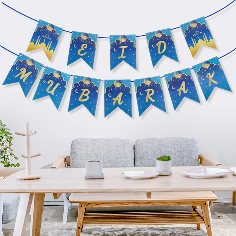 Eid Mubarak Banner Letter Paper Bunting Garland Home Islamic Muslim Event Party Eid al-Fitr Supplies Ramadan Kareem Decorations
Eid Mubarak Banner Letter Paper Bunting Garland Home Islamic Muslim Event Party Eid al-Fitr Supplies Ramadan Kareem Decorations