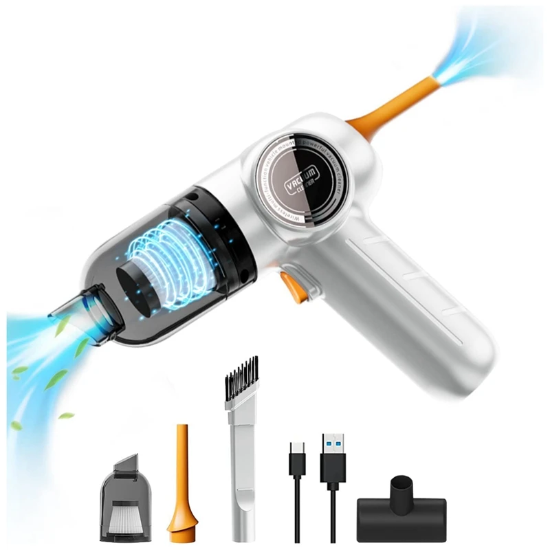 1Set 9000PA Mini Wireless Handheld Car Vacuum Cleaner 3 In 1 Portable Vacuum Cleaner White For Car Home
1Set 9000PA Mini Wireless Handheld Car Vacuum Cleaner 3 In 1 Portable Vacuum Cleaner White For Car Home