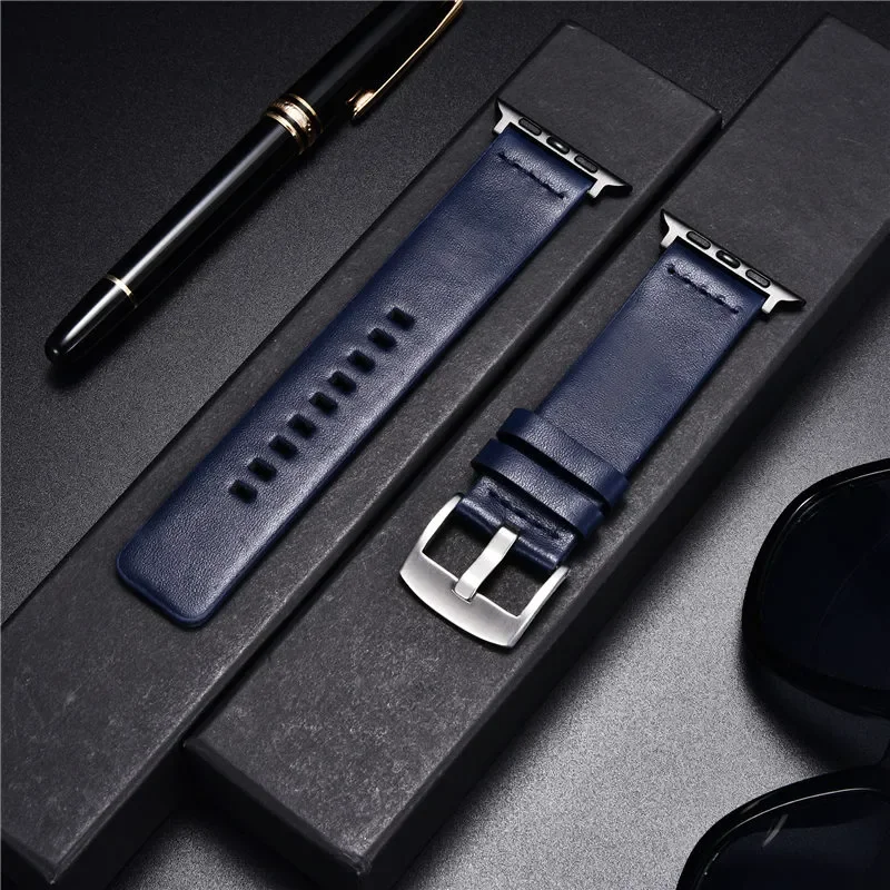 For Apple Watch Band Leather Strap for Apple Watch 8 7 6 5 4 3 SE 45mm 41mm Bands Strap for IWatch 44mm 40mm 42mm 38mm
For Apple Watch Band Leather Strap for Apple Watch 8 7 6 5 4 3 SE 45mm 41mm Bands Strap for IWatch 44mm 40mm 42mm 38mm