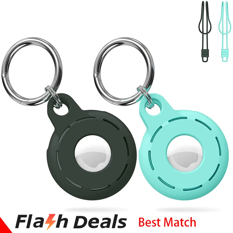 Silicone Protective Case For AirTag Tracker Lightweight Soft Skin Cover Finder Holder with Key Chain Anti-Loss For Apple AirTags
Silicone Protective Case For AirTag Tracker Lightweight Soft Skin Cover Finder Holder with Key Chain Anti-Loss For Apple AirTags