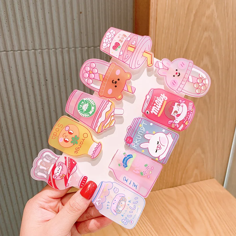 Resin Acrylic Drinks Beverage Bottle Hair Pin Clip for Girls Baby Kid Hairpins Hairgrips Children Hair Accessories Headwear
Resin Acrylic Drinks Beverage Bottle Hair Pin Clip for Girls Baby Kid Hairpins Hairgrips Children Hair Accessories Headwear