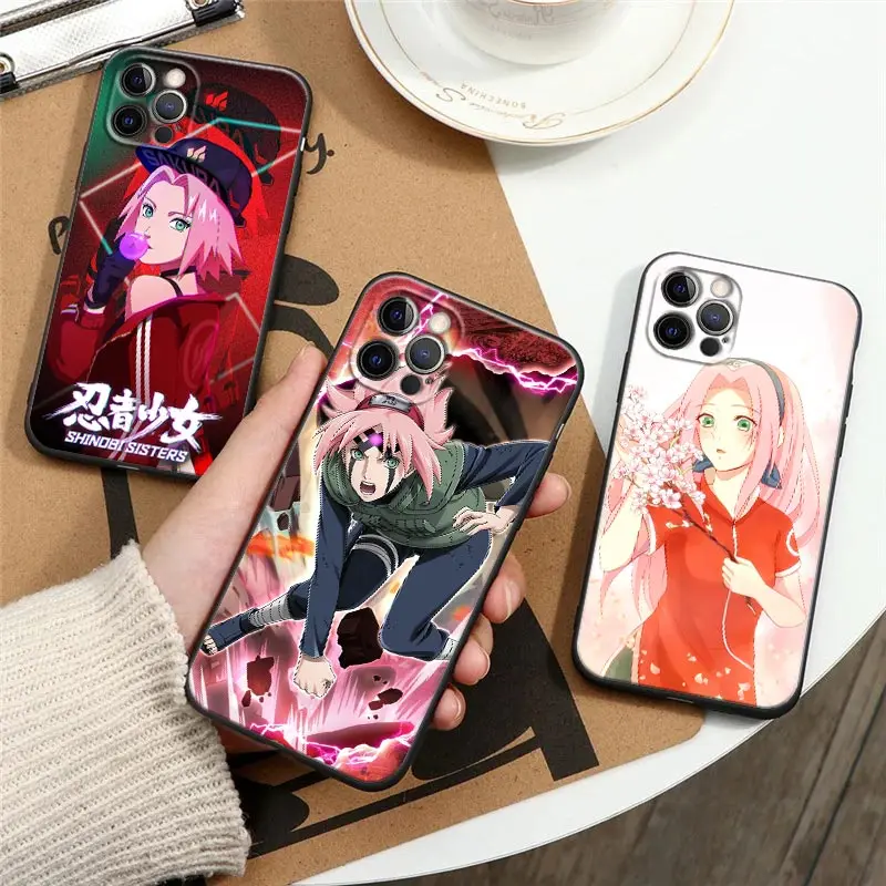 Aniem Naruto Girl Black Coque Silicone Phone Case for IPhone 12 11 13 Pro Max XS XR X 8 7 Plus SE Soft Cover Sakura Haruno Funda 
Aniem Naruto Girl Black Coque Silicone Phone Case for IPhone 12 11 13 Pro Max XS XR X 8 7 Plus SE Soft Cover Sakura Haruno Funda