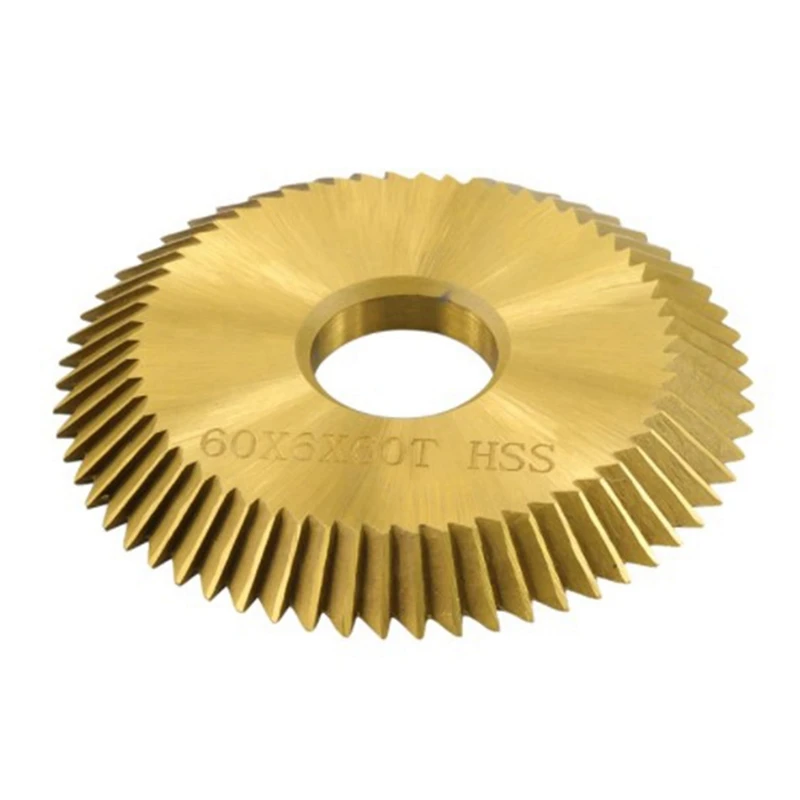 2X Key Cutting Blade 60X6X16X60T Tin Coating HSS Key Cutting Machine Cutter Locksmith Tool Key Duplicate Machine Blade
2X Key Cutting Blade 60X6X16X60T Tin Coating HSS Key Cutting Machine Cutter Locksmith Tool Key Duplicate Machine Blade