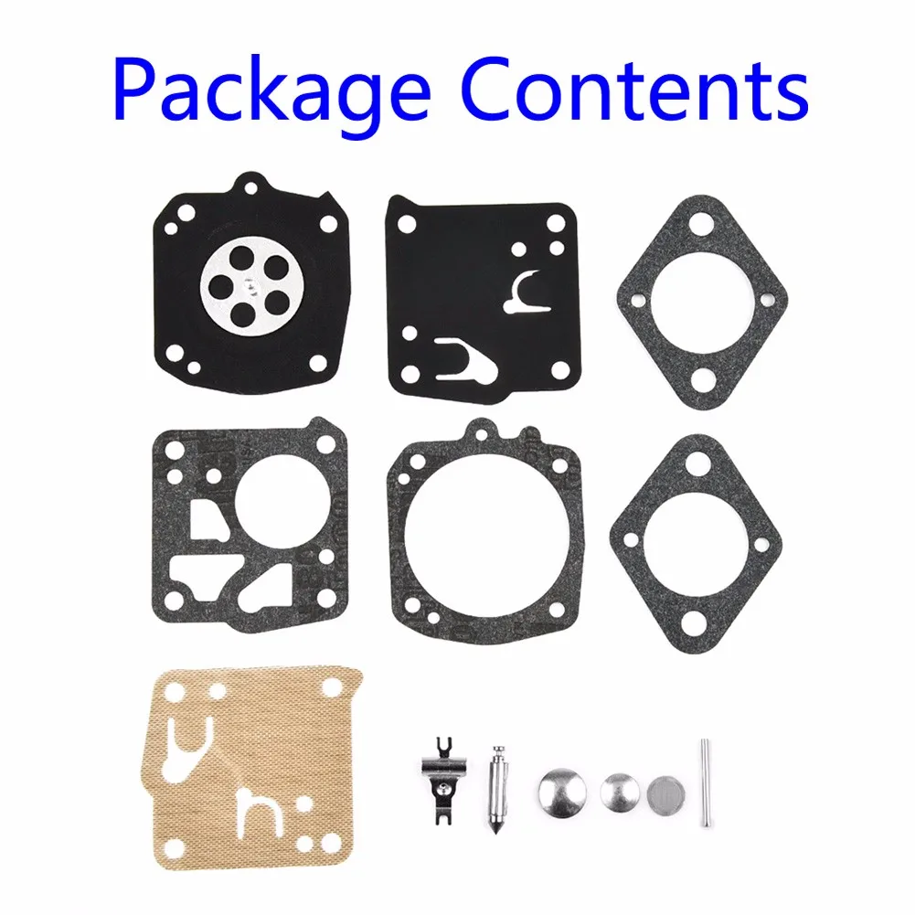 1/5pcs Carb Carburetor Diaphragm Gasket Needle Repair Kit For Husqvarna 61 162 266 272 288 298 395Garden Power Tool Parts Kit
1/5pcs Carb Carburetor Diaphragm Gasket Needle Repair Kit For Husqvarna 61 162 266 272 288 298 395Garden Power Tool Parts Kit