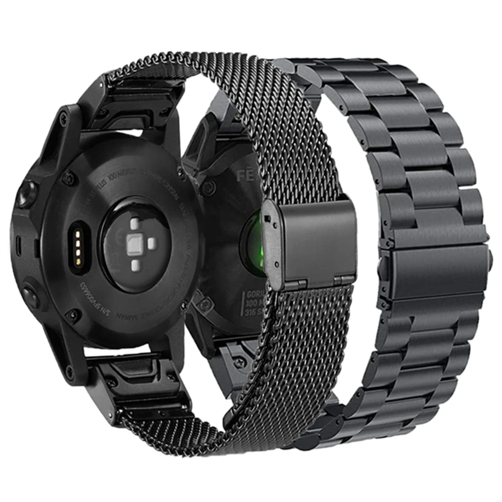 Ремешок для наручных часов Garmin Fenix 6 6X Pro 5 5X Plus 3HR 5S 6S, браслет из нержавеющей стали Forerunner 945, быстросъемный браслет для наручных часов, 26 22 20 мм
Ремешок для наручных часов Garmin Fenix 6 6X Pro 5 5X Plus 3HR 5S 6S, браслет из нержавеющей стали Forerunner 945, быстросъемный браслет для наручных часов, 26 22 20 мм