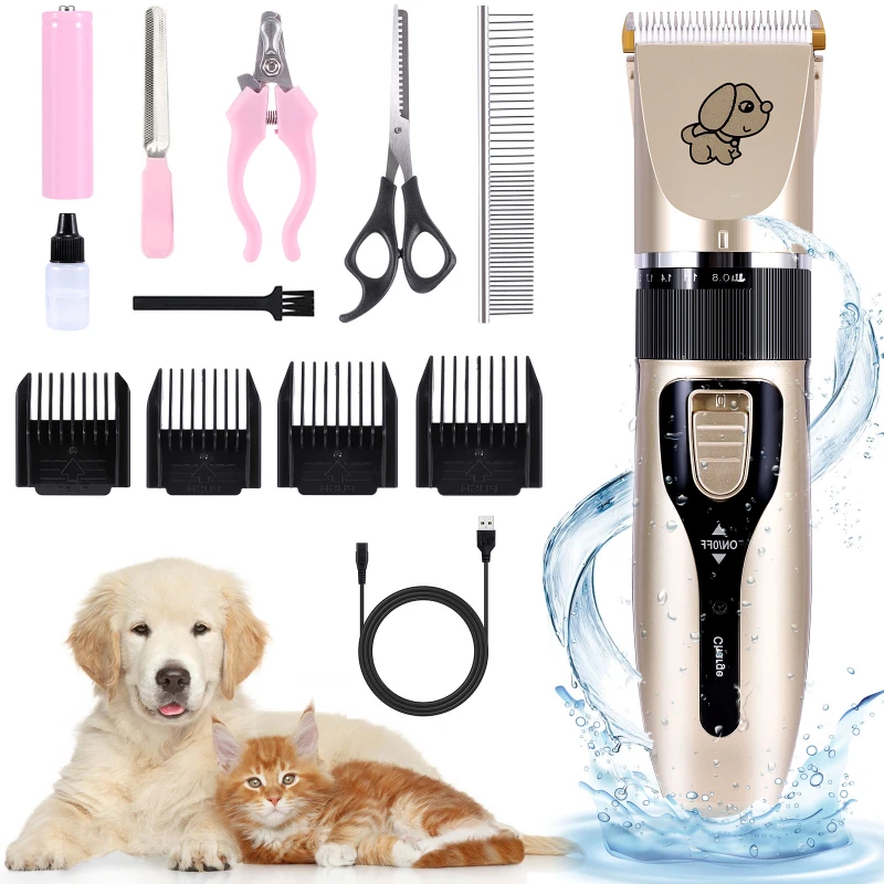 Dog Grooming Kit Dog Clippers Trimmer for Grooming Cordless Electric Pet Grooming Scissors
Dog Grooming Kit Dog Clippers Trimmer for Grooming Cordless Electric Pet Grooming Scissors