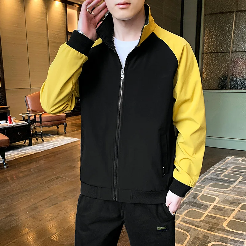 2022 Men's New Trendy Slim Handsome Multicolor Jacket Youth Thin Autumn Casual Sports Jacket 
2022 Men's New Trendy Slim Handsome Multicolor Jacket Youth Thin Autumn Casual Sports Jacket
