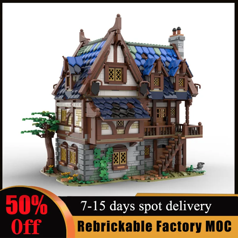 2989PCS MOC Building Blocks Medieval Tavern & Inn Model DIY Assembled Bricks Architecture Series Creative Children Toys Gifts
2989PCS MOC Building Blocks Medieval Tavern & Inn Model DIY Assembled Bricks Architecture Series Creative Children Toys Gifts