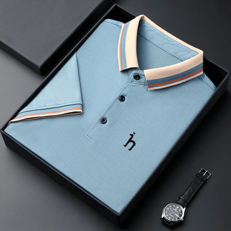 HAZZYS Embroidery Logo Men's POLO Shirt Summer Luxury Brand Cotton Short Sleeve T-Shirt Men's Business Fashion Casual Men Shirts
HAZZYS Embroidery Logo Men's POLO Shirt Summer Luxury Brand Cotton Short Sleeve T-Shirt Men's Business Fashion Casual Men Shirts