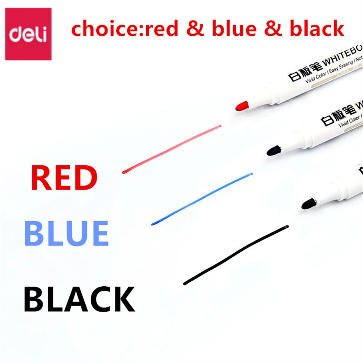 Deli, высокое качество, 1 шт., цветная белая доска-ручка, черная, белая, маркеры для доски для школы или офиса, Meetting
Deli, высокое качество, 1 шт., цветная белая доска-ручка, черная, белая, маркеры для доски для школы или офиса, Meetting