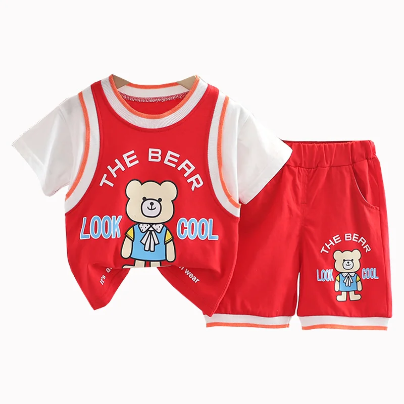 New Summer Baby Clothes Suit Children Boys Girls Cartoon T-Shirt Shorts 2Pcs/Sets Toddler Sports Casual Costume Kids Tracksuits
New Summer Baby Clothes Suit Children Boys Girls Cartoon T-Shirt Shorts 2Pcs/Sets Toddler Sports Casual Costume Kids Tracksuits