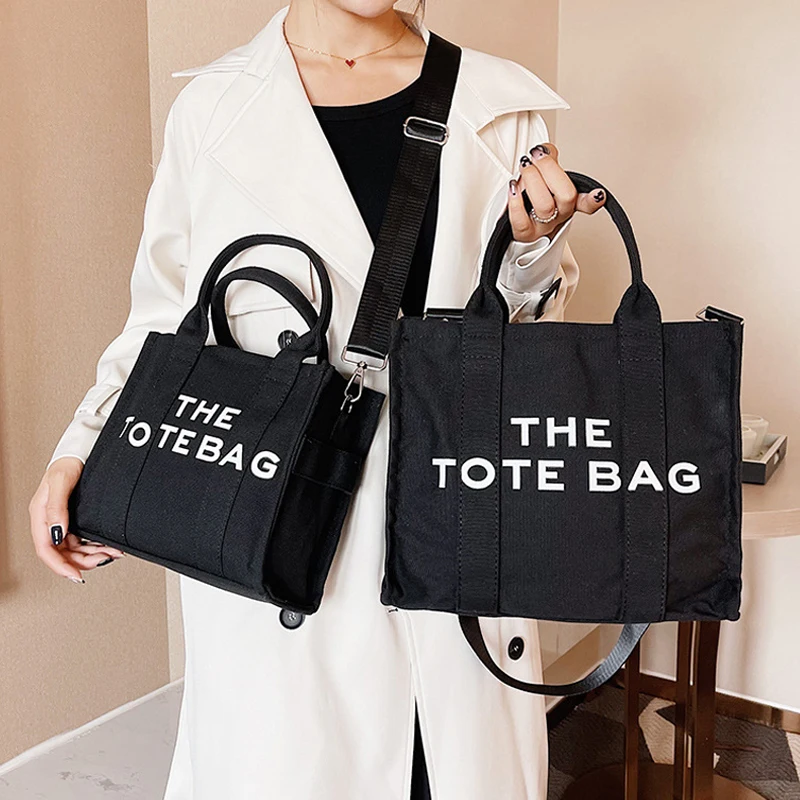 Women's Tote Handbag Casual Canvas Large Capacity Designer Brand Letter Shoulder Luxury Large Shopping Bag Modern Fashion 2022
Women's Tote Handbag Casual Canvas Large Capacity Designer Brand Letter Shoulder Luxury Large Shopping Bag Modern Fashion 2022