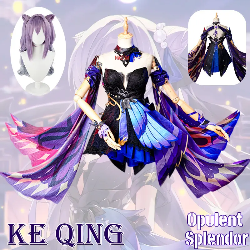 Высококачественный роскошный костюм для косплея Genshin Impact Keqing парик в китайском стиле аниме костюмы на Хэллоуин игра
Высококачественный роскошный костюм для косплея Genshin Impact Keqing парик в китайском стиле аниме костюмы на Хэллоуин игра