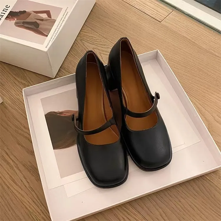 Fashion Women's Shoes Mary Jane Style Ladies Shoes Low Heel Shallow Mouth Round Toe Solid Color Women's Shoes Party Shoes New
Fashion Women's Shoes Mary Jane Style Ladies Shoes Low Heel Shallow Mouth Round Toe Solid Color Women's Shoes Party Shoes New