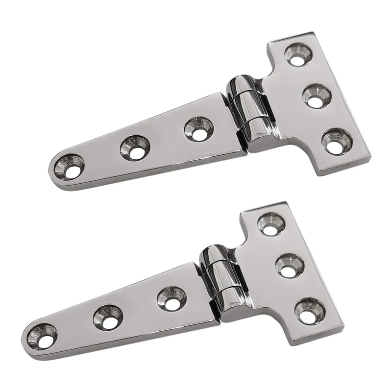 2 PCS Heavy Duty T Hinge 316 Stainless Steel Marine Grade Casting Hinge Door Hatch Hinge Boat 
2 PCS Heavy Duty T Hinge 316 Stainless Steel Marine Grade Casting Hinge Door Hatch Hinge Boat