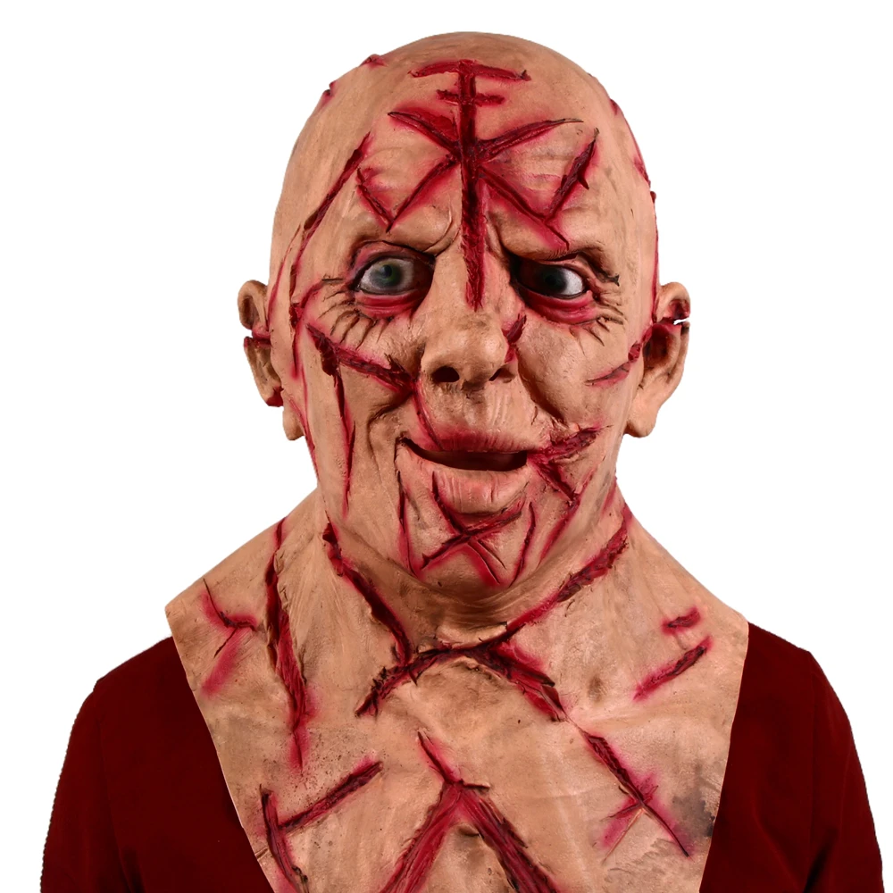 Horror Mask Halloween Scary Bloody Scar Face Fancy Dress Party Supplies Cosplay Costume Accessories
Horror Mask Halloween Scary Bloody Scar Face Fancy Dress Party Supplies Cosplay Costume Accessories