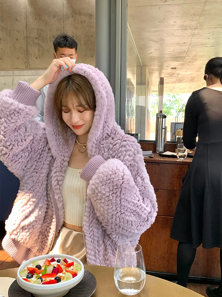 Crdifu "Waffle" new imported otter rabbit fur winter coat women's fur coat young model,Women's winter coats 2022
Crdifu "Waffle" new imported otter rabbit fur winter coat women's fur coat young model,Women's winter coats 2022