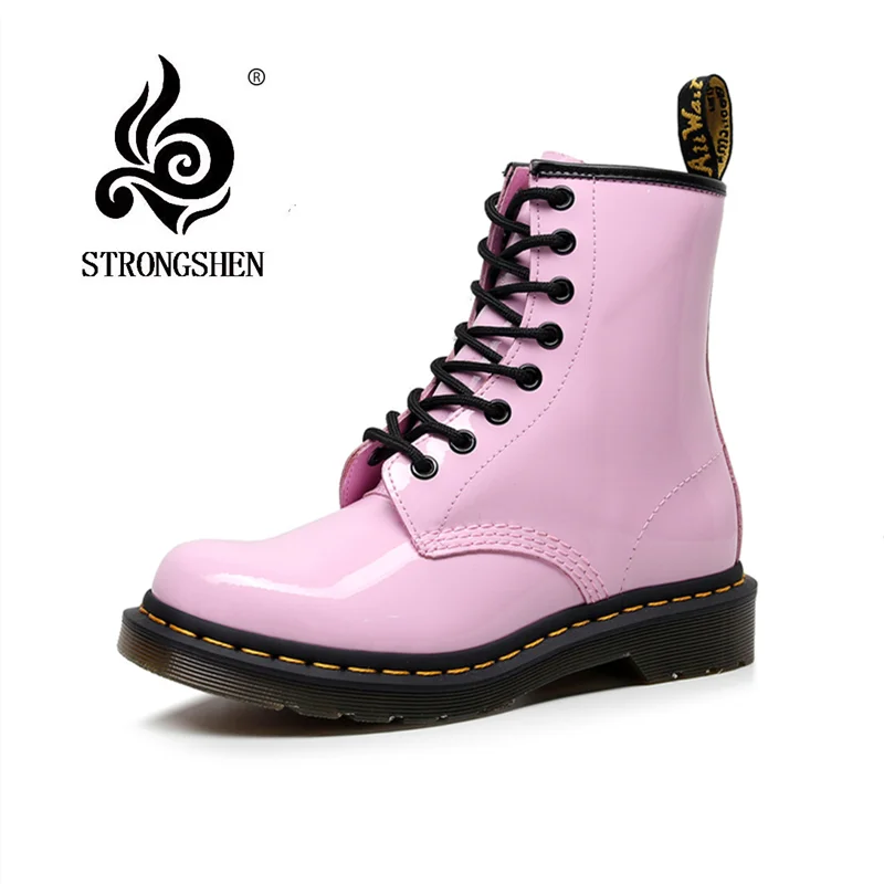 STRONGSHEN Martin Boots For Women Pink Patent Leather British Style Mirror Gradient Short Boots Mirror Leather Boots
STRONGSHEN Martin Boots For Women Pink Patent Leather British Style Mirror Gradient Short Boots Mirror Leather Boots