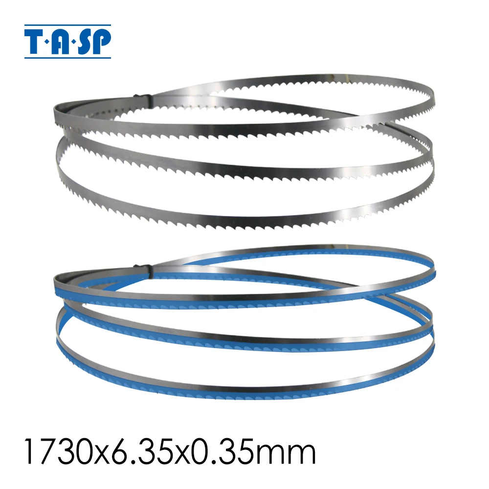 TASP 2pcs Bandsaw Blades 1730 x 6.35 x 0.35 mm TPI 6 for Band Saw Cutting Wood Plastic Woodworking Tools Accessories
TASP 2pcs Bandsaw Blades 1730 x 6.35 x 0.35 mm TPI 6 for Band Saw Cutting Wood Plastic Woodworking Tools Accessories
