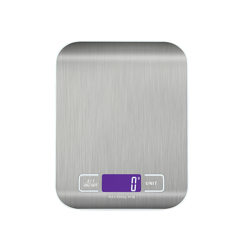 Household Kitchen Scale LCD Digital Electronic Scales Portable Stainless Steel Kitchen Food Weight Scales Measuring Tool 1g 5Kg
Household Kitchen Scale LCD Digital Electronic Scales Portable Stainless Steel Kitchen Food Weight Scales Measuring Tool 1g 5Kg