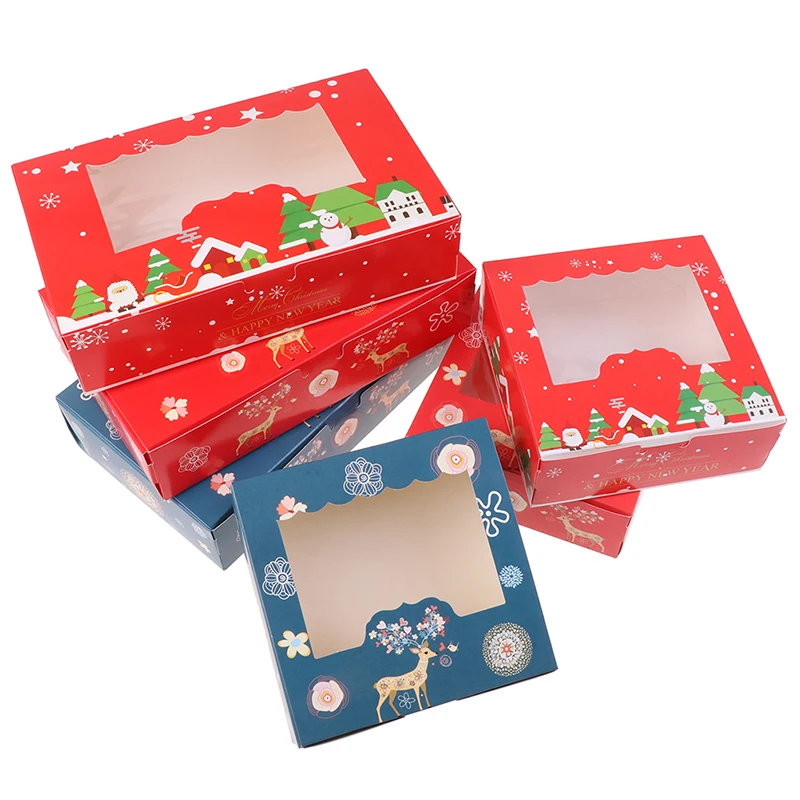 5Pcs Cake Box Packaging Candy Nougat Cupcake Box Christmas Gift Wrapping Box
5Pcs Cake Box Packaging Candy Nougat Cupcake Box Christmas Gift Wrapping Box