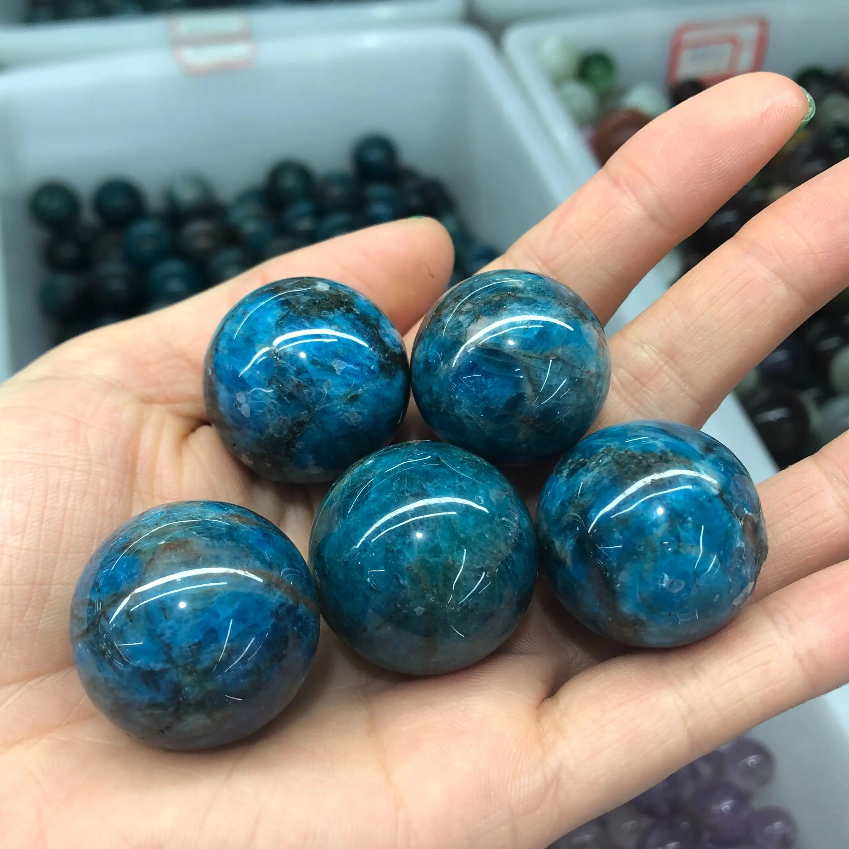 10pcs Natural Blue Apatite Stone Quartz Sphere Crystals Ball Healing Reiki Home Room Decoration Accessories Gift Mineral Energy
10pcs Natural Blue Apatite Stone Quartz Sphere Crystals Ball Healing Reiki Home Room Decoration Accessories Gift Mineral Energy