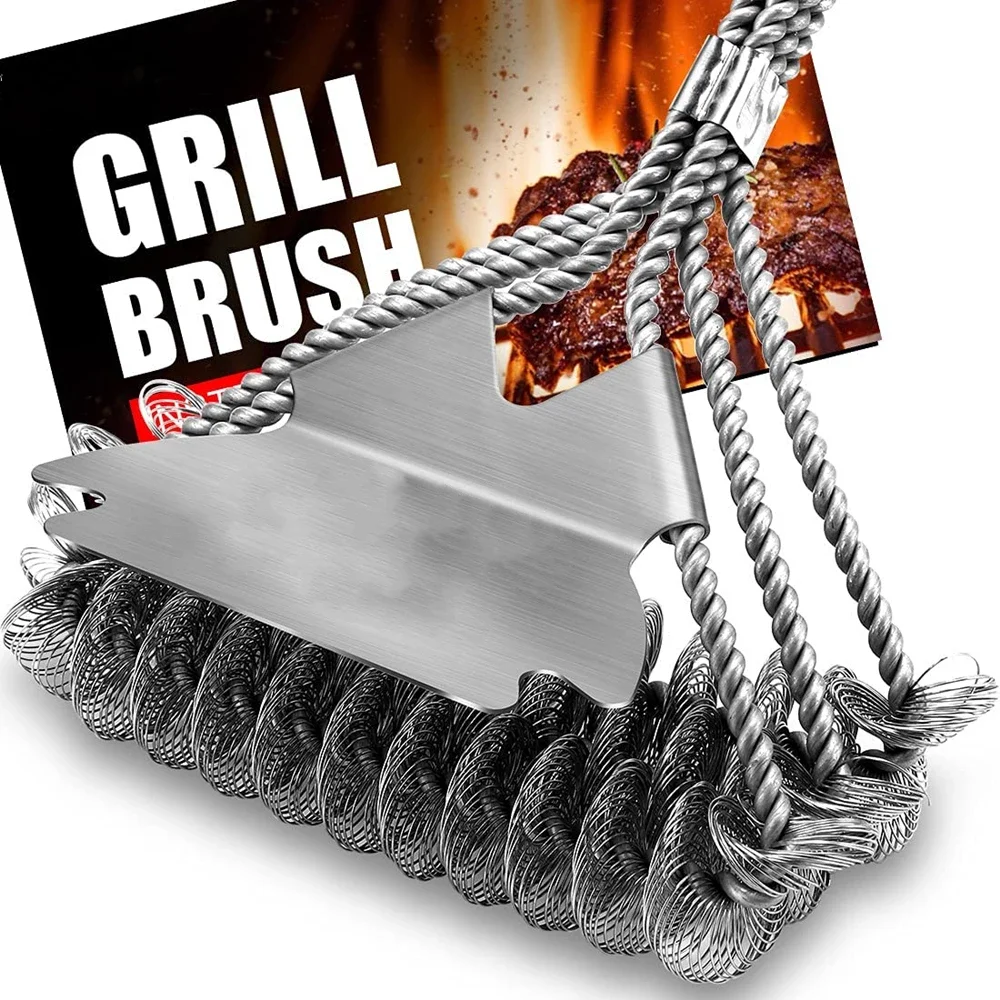 Grill Cleaning Brush 18 Inch BBQ Tool Grill Brush 3 Stainless Steel Brushes Home Cleaning Bbq Accessories Best Cleaner Barbecue
Grill Cleaning Brush 18 Inch BBQ Tool Grill Brush 3 Stainless Steel Brushes Home Cleaning Bbq Accessories Best Cleaner Barbecue