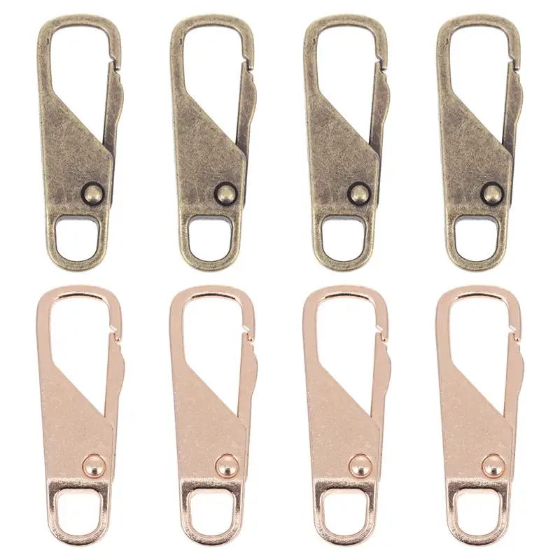 8Pcs Zipper Slider Puller Detachable Zipper Head Instant Zipper Repair Kits For Zipper Slider DIY Sewing Craft Kits Zip
8Pcs Zipper Slider Puller Detachable Zipper Head Instant Zipper Repair Kits For Zipper Slider DIY Sewing Craft Kits Zip