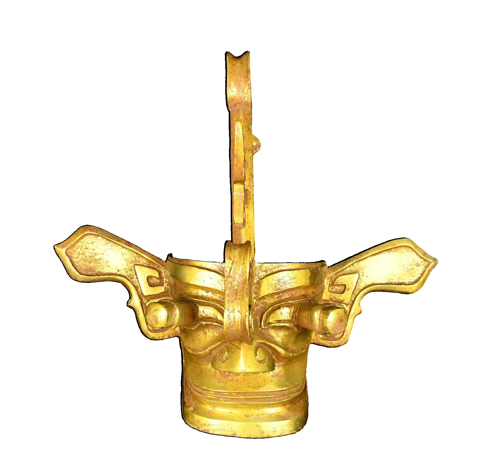 MOZART Sanxingdui Bronze Gilded Giant Mask 32Cm Long Chinese Traditional Style Antiques Fine Art Gifts Crafts
MOZART Sanxingdui Bronze Gilded Giant Mask 32Cm Long Chinese Traditional Style Antiques Fine Art Gifts Crafts