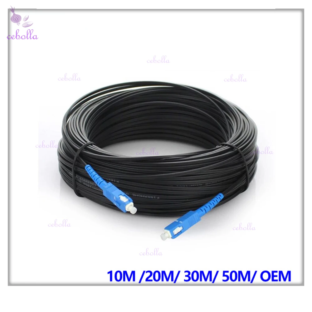 Free Shipping FTTH Fiber Optic Patch Cord Outdoor Drop Cable SC/UPC Simplex Drop Patch Cable Single mode
Free Shipping FTTH Fiber Optic Patch Cord Outdoor Drop Cable SC/UPC Simplex Drop Patch Cable Single mode