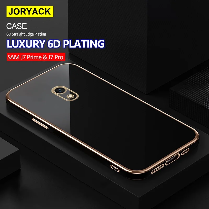 

Luxury Plating Case For Samsung Galaxy J7 Pro J7 Prime J4 J6 Plus J2 ACE J4 A7 2018 Case TPU Ultra Thin Shockproof Cover