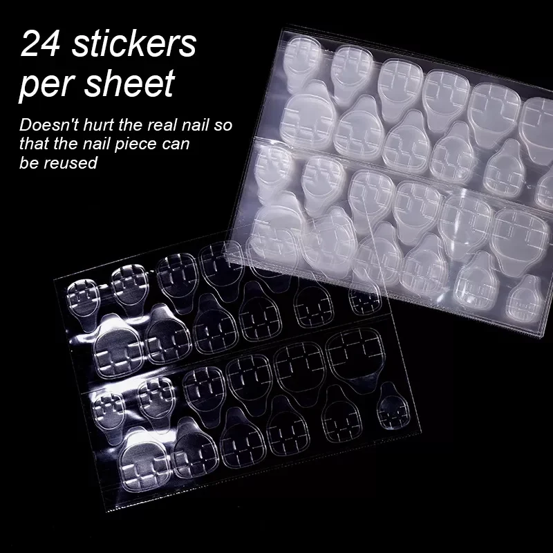 NEW2023 100 Sheets 2400pcs Glue DIY Nail Tips Double Sided Self Adhesive Stickers Jelly Waterproof False Art Extension Fake Nail
NEW2023 100 Sheets 2400pcs Glue DIY Nail Tips Double Sided Self Adhesive Stickers Jelly Waterproof False Art Extension Fake Nail
