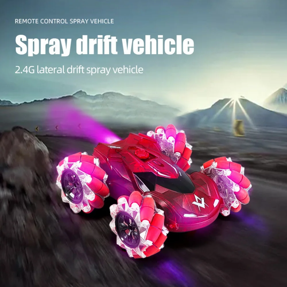 Children's Tumble Stunt Car Toys Double-Sided Rotating Drift Spray Racing Rechargeable 4WD Off-Road RC Rremote Control Car
Children's Tumble Stunt Car Toys Double-Sided Rotating Drift Spray Racing Rechargeable 4WD Off-Road RC Rremote Control Car