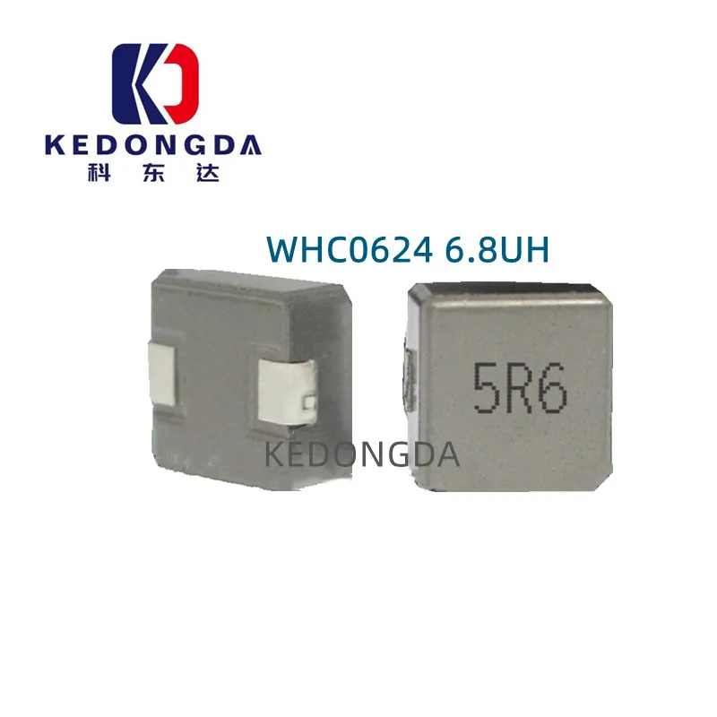10PCS High current inductor WHC0624 6.8UH Silkscreen 6R8 patch power integrated inductor 6*6*2.4MM
10PCS High current inductor WHC0624 6.8UH Silkscreen 6R8 patch power integrated inductor 6*6*2.4MM
