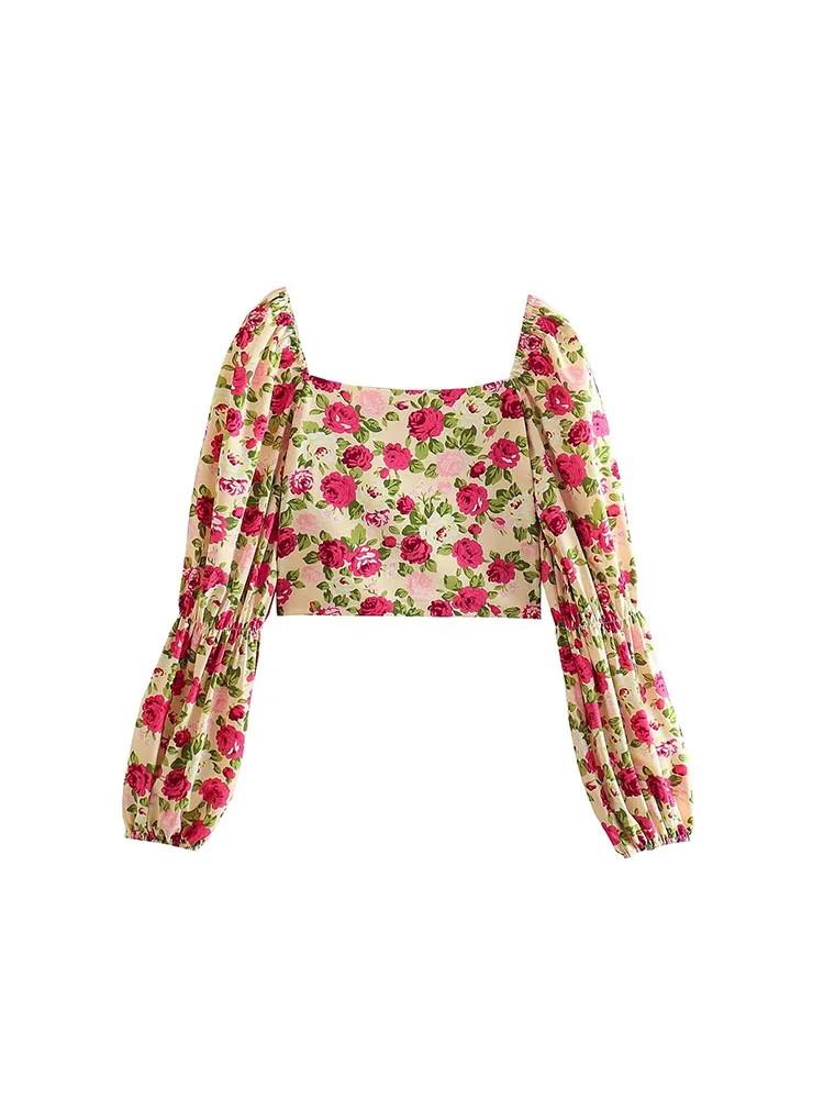 YLJHQX 2022 Women Summer Fashion Print Top Casual Long Sleeve Square Neck Stretch Back Chic Blouse
YLJHQX 2022 Women Summer Fashion Print Top Casual Long Sleeve Square Neck Stretch Back Chic Blouse