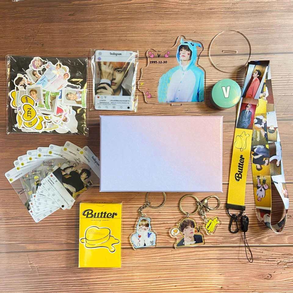 Kpop Fans Gift Set Bangtan Boys Postcards Lomo Card Stickers New Album Butter Lanyard Notebook Acrylic Stand Korean Accessories
Kpop Fans Gift Set Bangtan Boys Postcards Lomo Card Stickers New Album Butter Lanyard Notebook Acrylic Stand Korean Accessories