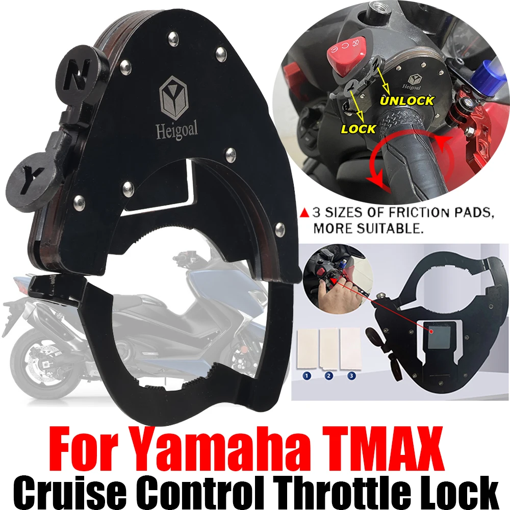

For Yamaha TMAX 530 500 560 SX DX T-MAX 560 TMAX530 TMAX560 Accessories Cruise Control Motorcycle Handlebar Throttle Lock Assist