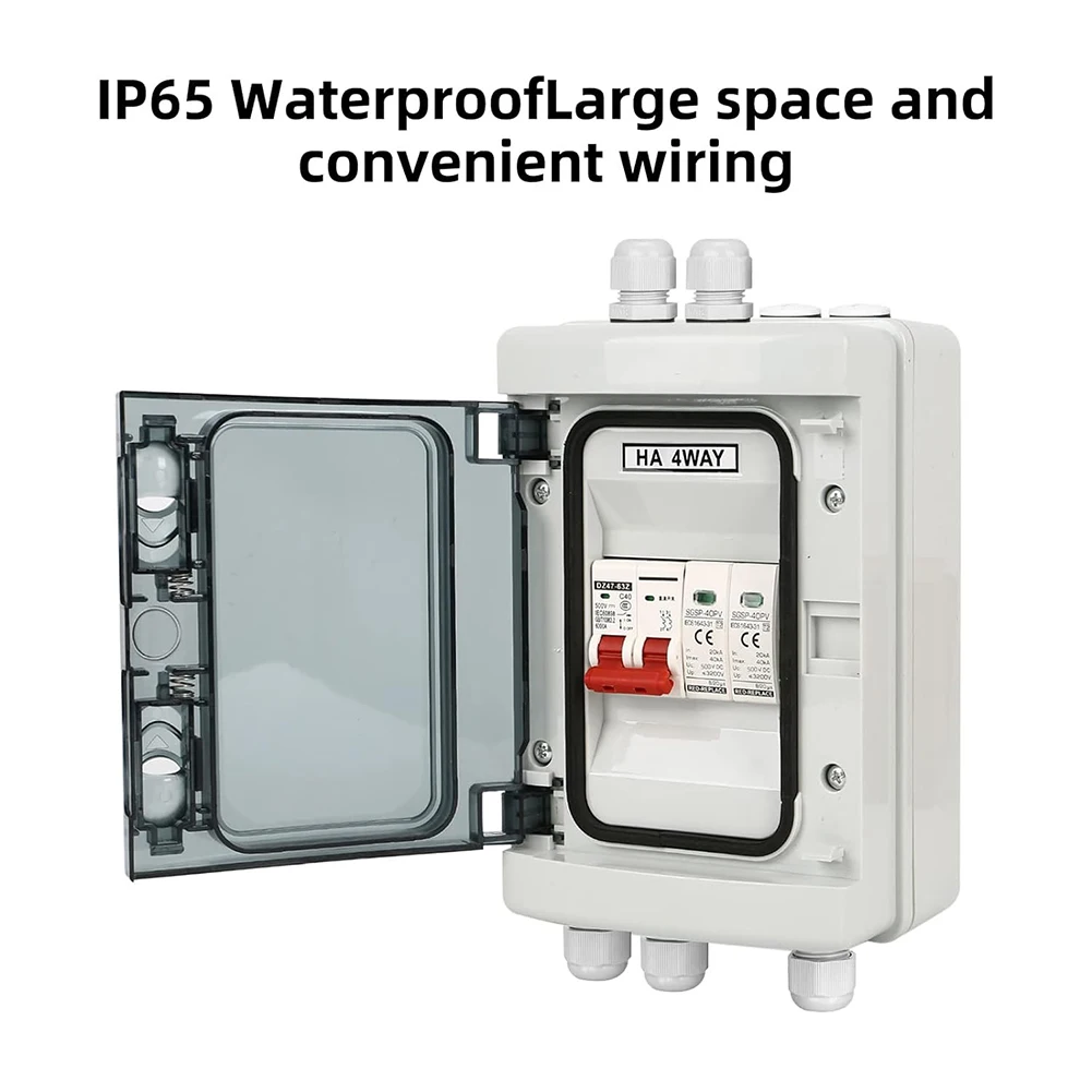 Waterproof and Safe DC Isolator Switch Suitable for Solar Panel Installations 40A Long Mechanical and Electrical Life
Waterproof and Safe DC Isolator Switch Suitable for Solar Panel Installations 40A Long Mechanical and Electrical Life