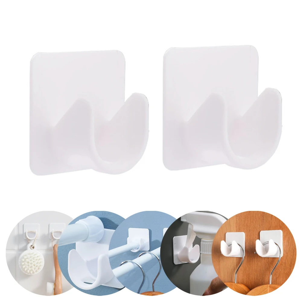 2x Plastic Rod Bracket Strong Curtain Rod Bracket Holder Hook Self-adhesive Rod Clothe Rail Bracket For Bedroom Furniture
2x Plastic Rod Bracket Strong Curtain Rod Bracket Holder Hook Self-adhesive Rod Clothe Rail Bracket For Bedroom Furniture