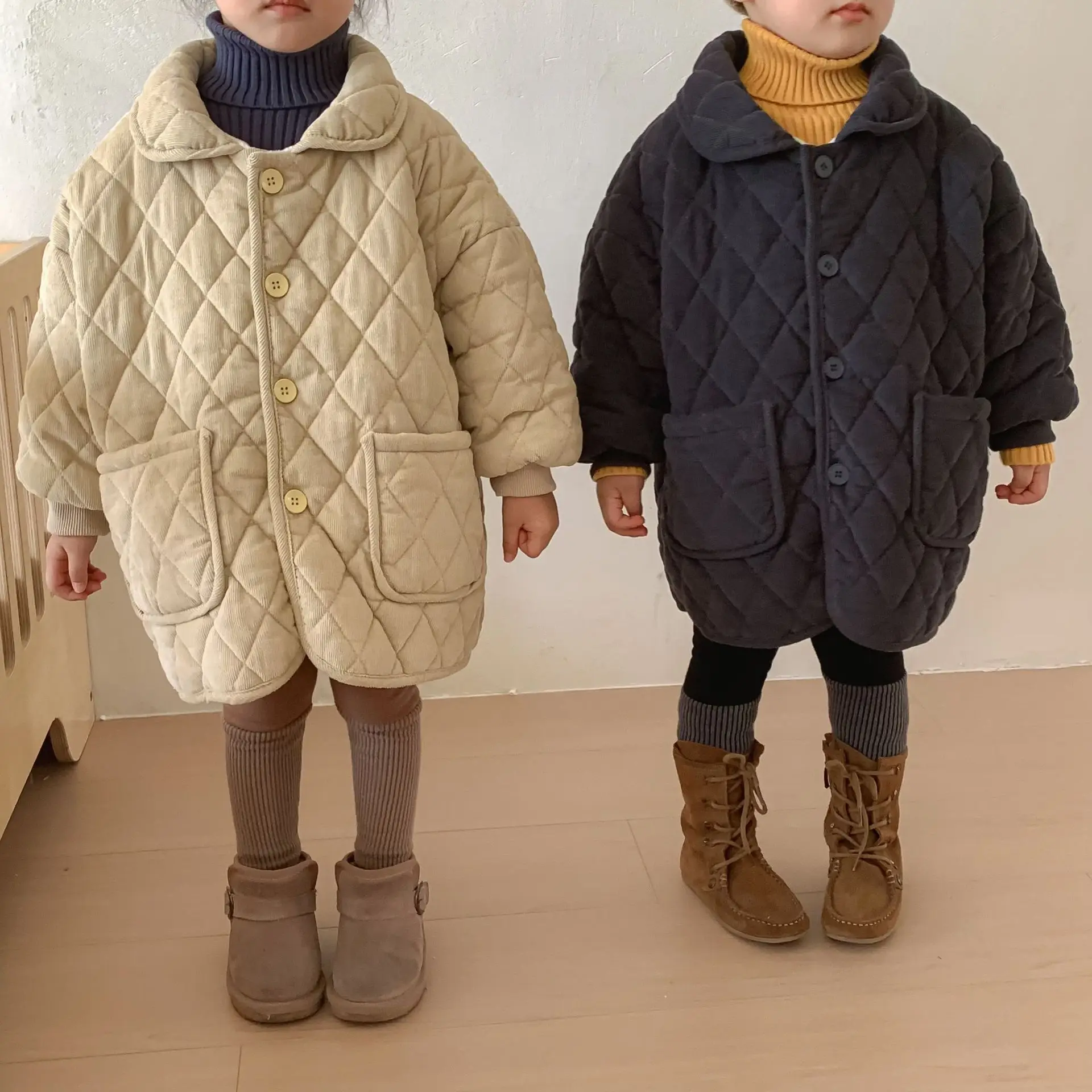 Children's Long Boys' Winter Simple Thickened Fashion Plus Corduroy Jacket Jacket Coat Cotton-padded Coat Velvet 2022
Children's Long Boys' Winter Simple Thickened Fashion Plus Corduroy Jacket Jacket Coat Cotton-padded Coat Velvet 2022