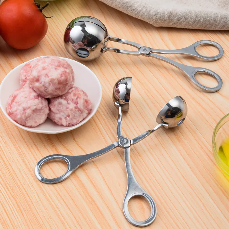Meatball Maker Tool Clip 304 Stainless Steel Fish Ball Rice Ball Making Mold Stuffed Meat Ball Spoon Shaper Meat Baller
Meatball Maker Tool Clip 304 Stainless Steel Fish Ball Rice Ball Making Mold Stuffed Meat Ball Spoon Shaper Meat Baller