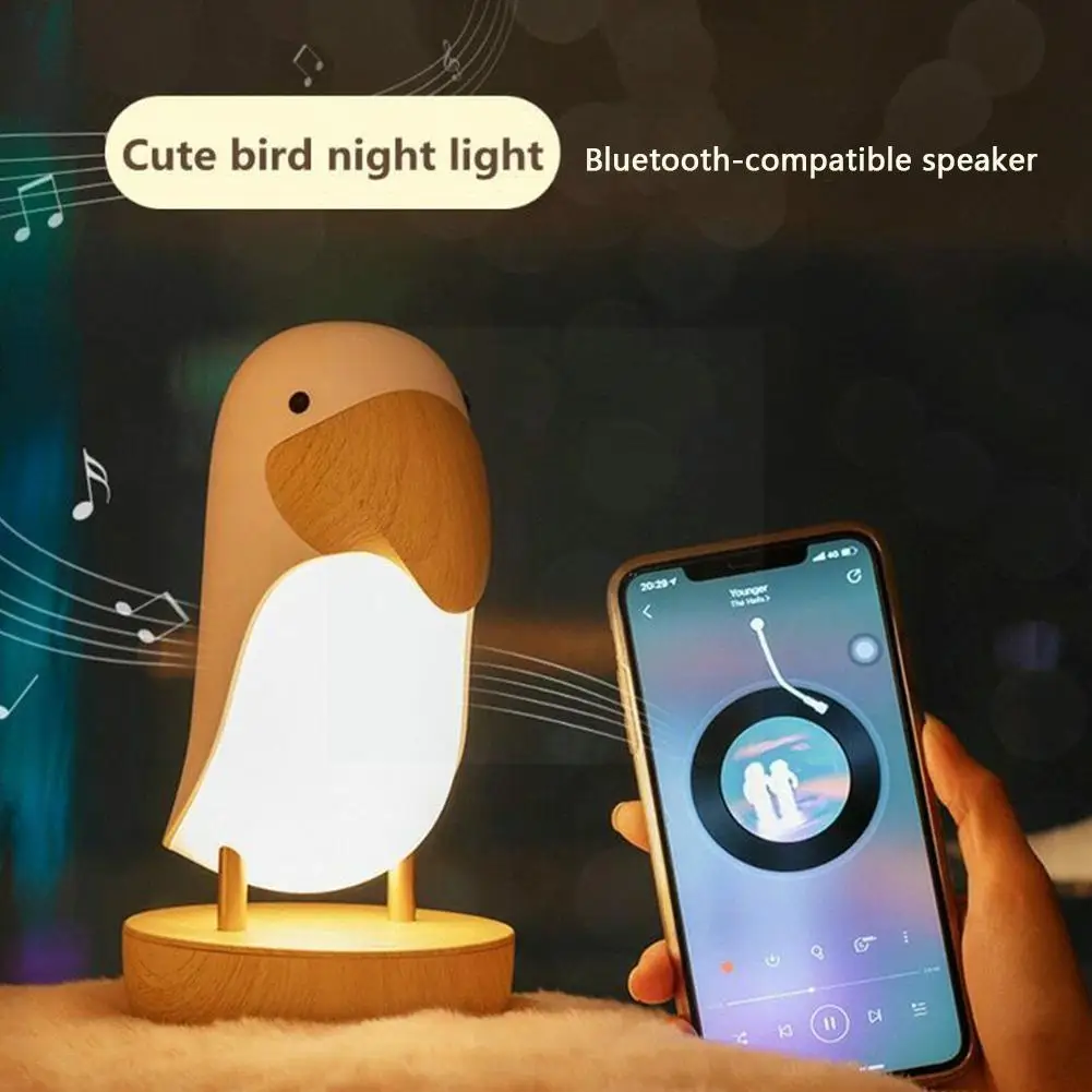 Toucan Bird Led Night Light Usb Rechargeable Bedroom Lighting Lamp Speaker Table Bluetooth Dimmable Home Luminaria N9t7
Toucan Bird Led Night Light Usb Rechargeable Bedroom Lighting Lamp Speaker Table Bluetooth Dimmable Home Luminaria N9t7