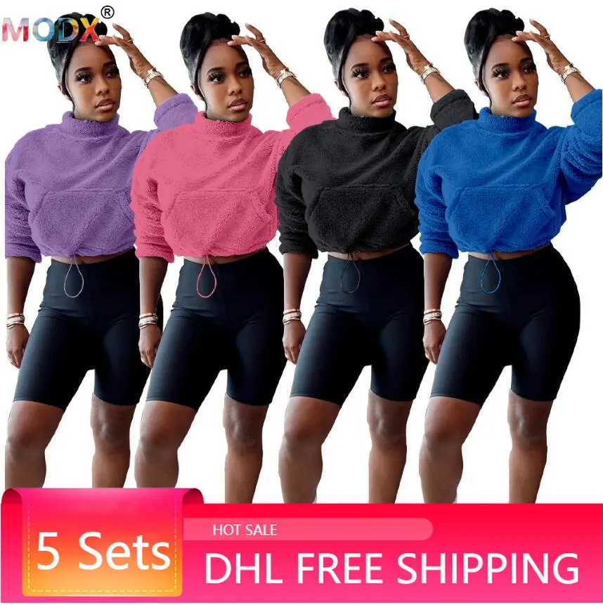 5 Sets Bulk Wholesale Matching Sets Women Two Piece Outfit Casual Double-faced Plush Lady Tracksuits Pullover + Knee Pants 8516
5 Sets Bulk Wholesale Matching Sets Women Two Piece Outfit Casual Double-faced Plush Lady Tracksuits Pullover + Knee Pants 8516