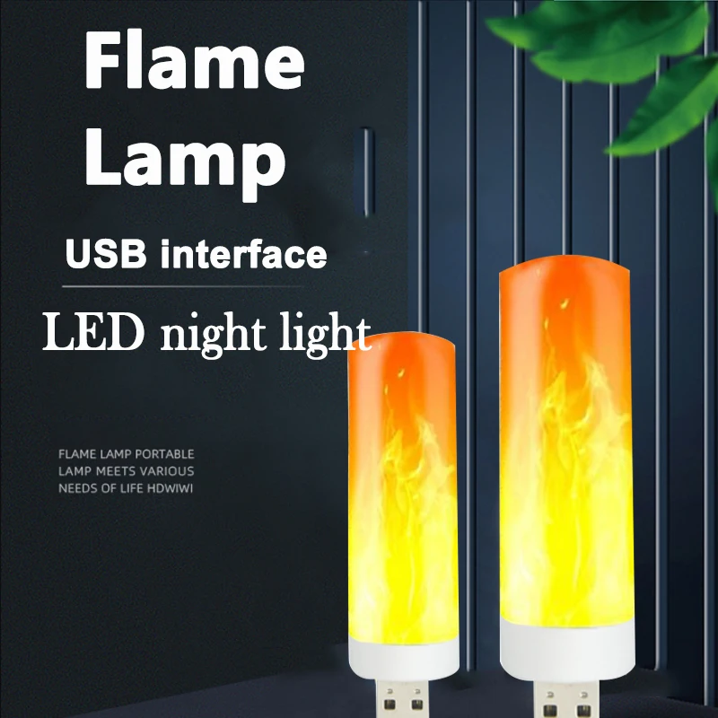 USB Plug Light LED Flame Lamp 5V Eye Protection Reading Light Computer Lamp Mobile Power Charging Flame Atmosphere Night Light
USB Plug Light LED Flame Lamp 5V Eye Protection Reading Light Computer Lamp Mobile Power Charging Flame Atmosphere Night Light