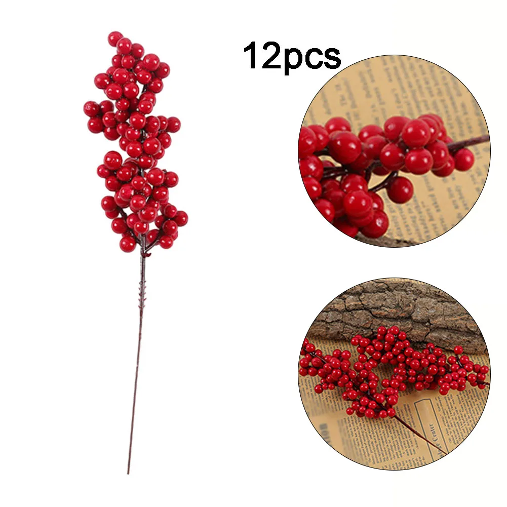 12pcs Artificial Flowers Artificial Christmas Red Berries Foam Berries Branches DIY Wreath Xmas Tree Christmas Decorations 2024
12pcs Artificial Flowers Artificial Christmas Red Berries Foam Berries Branches DIY Wreath Xmas Tree Christmas Decorations 2024