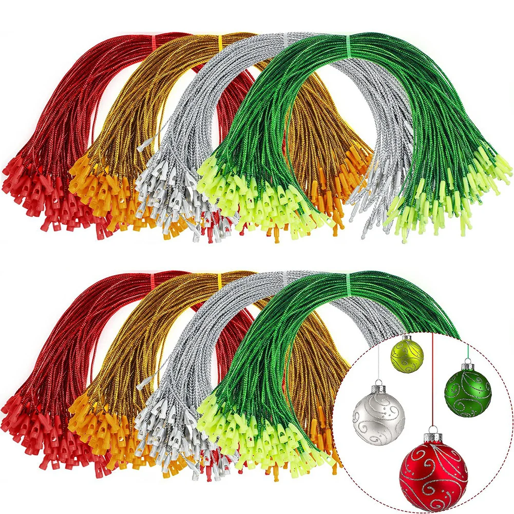 100Pcs 20cm Tag Ropes Christmas Tree Ball Ornaments Hanger String Gold Silver Xmas Label Lanyard Garment Tag String With Snaps
100Pcs 20cm Tag Ropes Christmas Tree Ball Ornaments Hanger String Gold Silver Xmas Label Lanyard Garment Tag String With Snaps