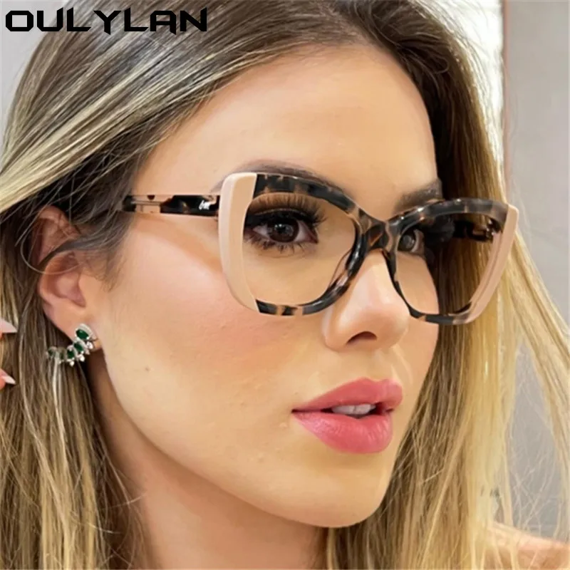 Oulylan TR90 Anti Blue Light Glasses Frame Women Fashion High Quality Pin Temple Eyegalsses Frames Clear Prescription Spectacles
Oulylan TR90 Anti Blue Light Glasses Frame Women Fashion High Quality Pin Temple Eyegalsses Frames Clear Prescription Spectacles