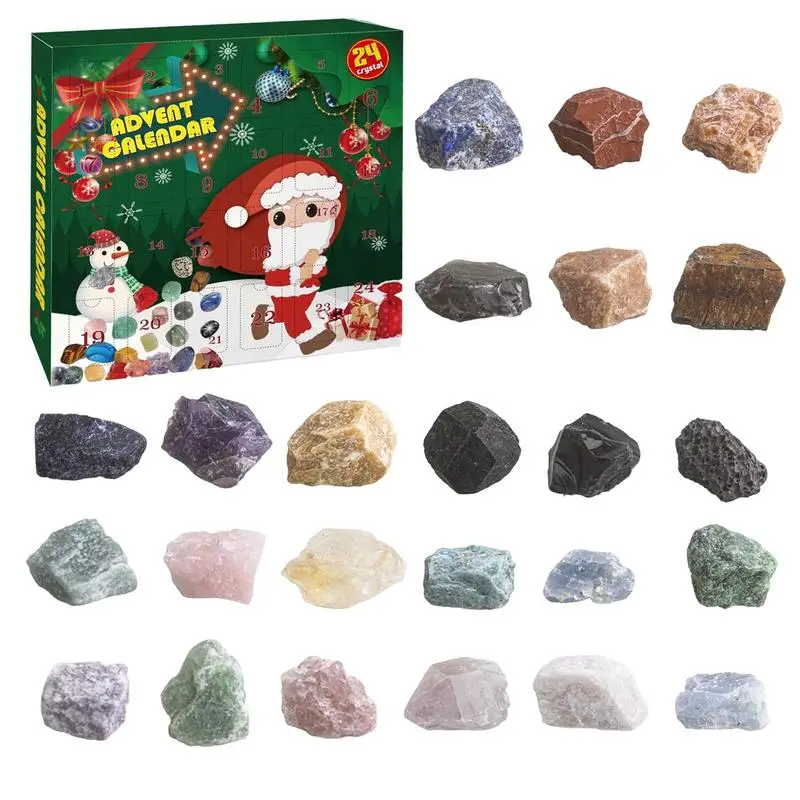 Advent Calendar Kids Christmas Ore Set Countdown Calendar For Kids Christmas Gifts Supplies Decorative Gemstone Kit For children
Advent Calendar Kids Christmas Ore Set Countdown Calendar For Kids Christmas Gifts Supplies Decorative Gemstone Kit For children