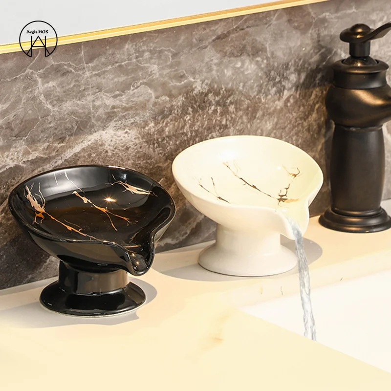 Ceramic Imitation Marble Bathroom Accessories Soap Box Light Luxury Style Soap Drain Bracket No Water Storage Rack
Ceramic Imitation Marble Bathroom Accessories Soap Box Light Luxury Style Soap Drain Bracket No Water Storage Rack