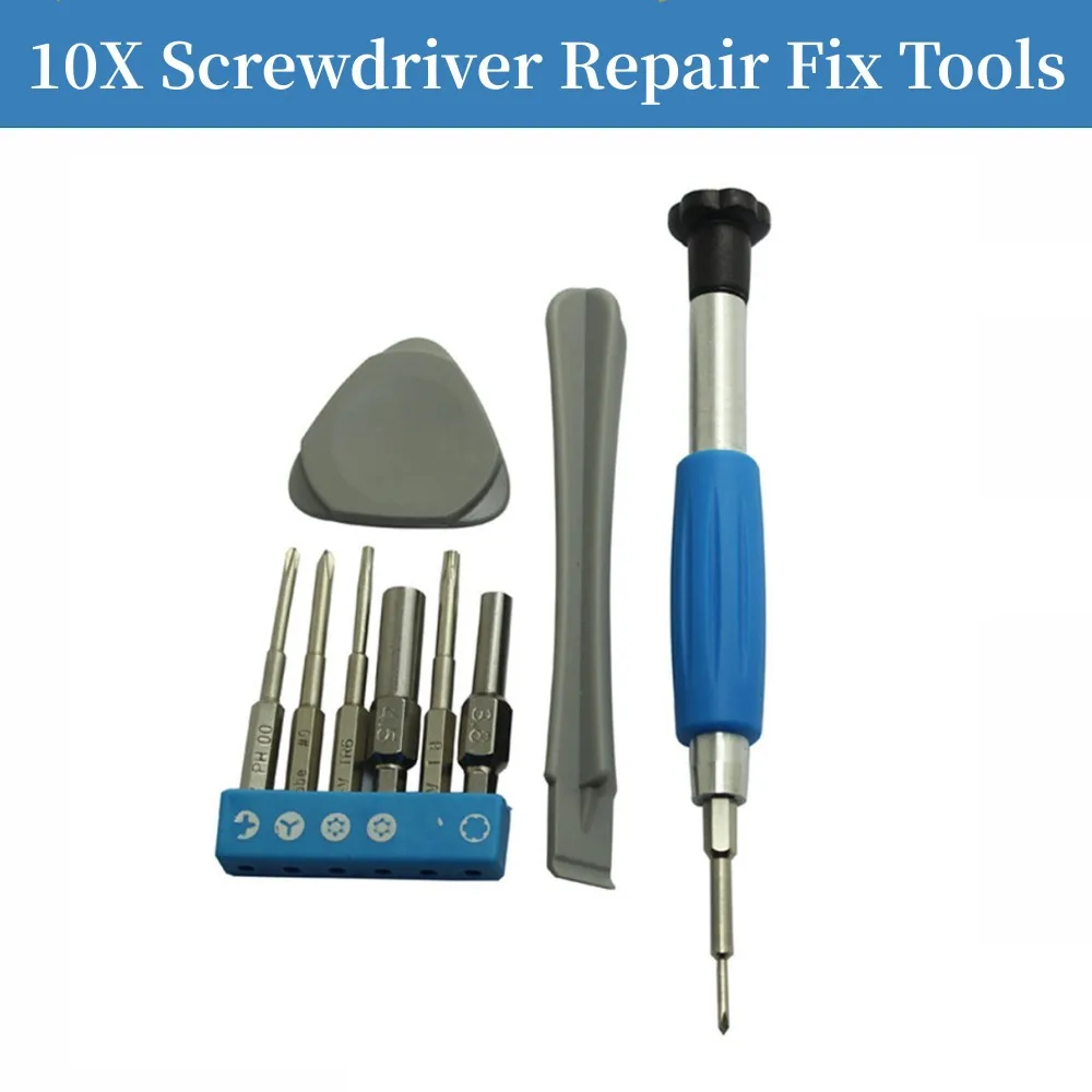 10pcs Screwdriver Pry Opening Repair Tool Triangle Paddle Handle Kit For Nintend Switch New 3DS Wii Nes DS Lite GBA Removal Tool
10pcs Screwdriver Pry Opening Repair Tool Triangle Paddle Handle Kit For Nintend Switch New 3DS Wii Nes DS Lite GBA Removal Tool